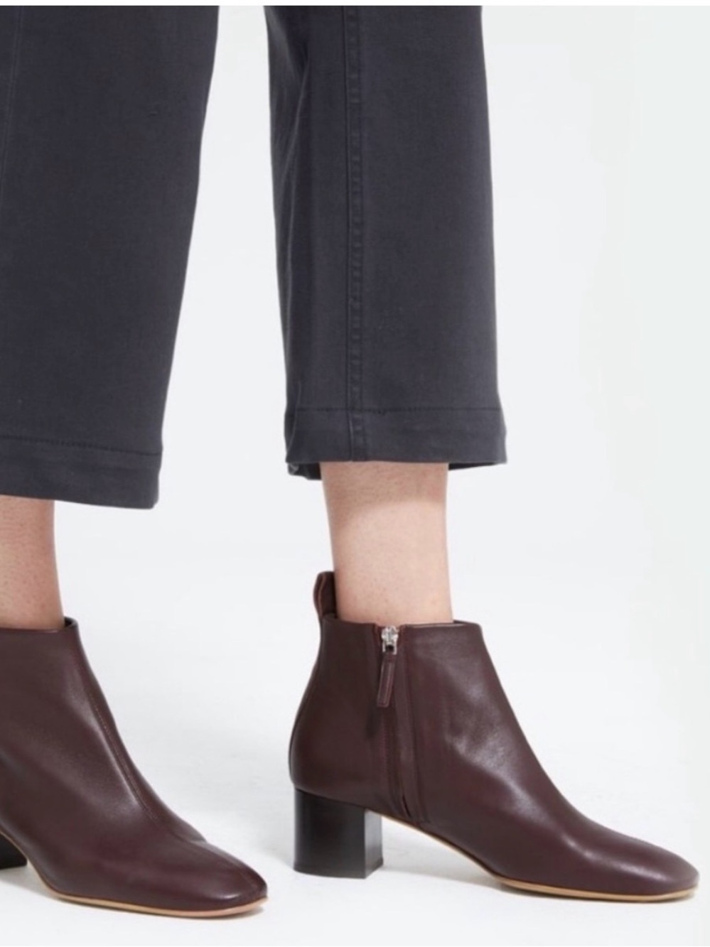 Everlane Day Boot Burgundy (Size 7) barely worn